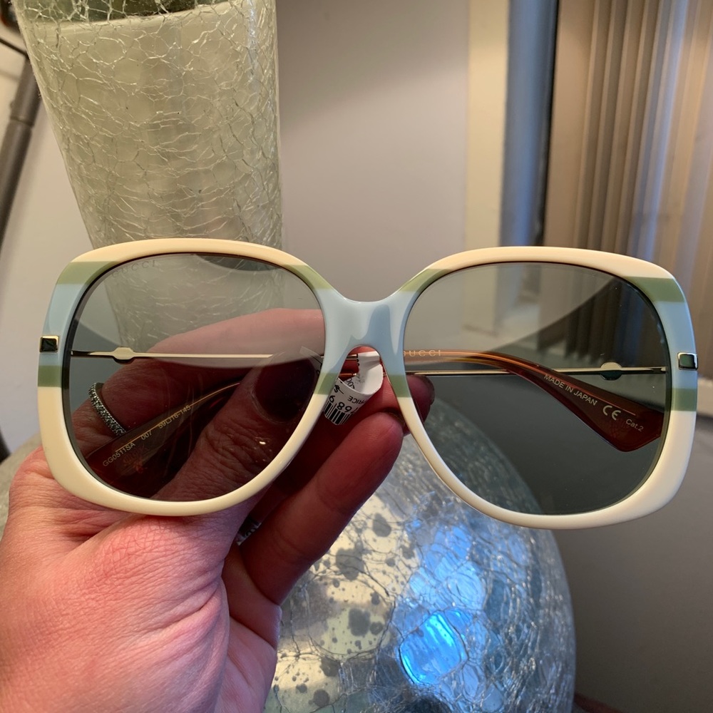 SOLD ⛔️Authentic Gucci 59 Oversized Square acetate/metal sunglasses - Picture 13 of 14